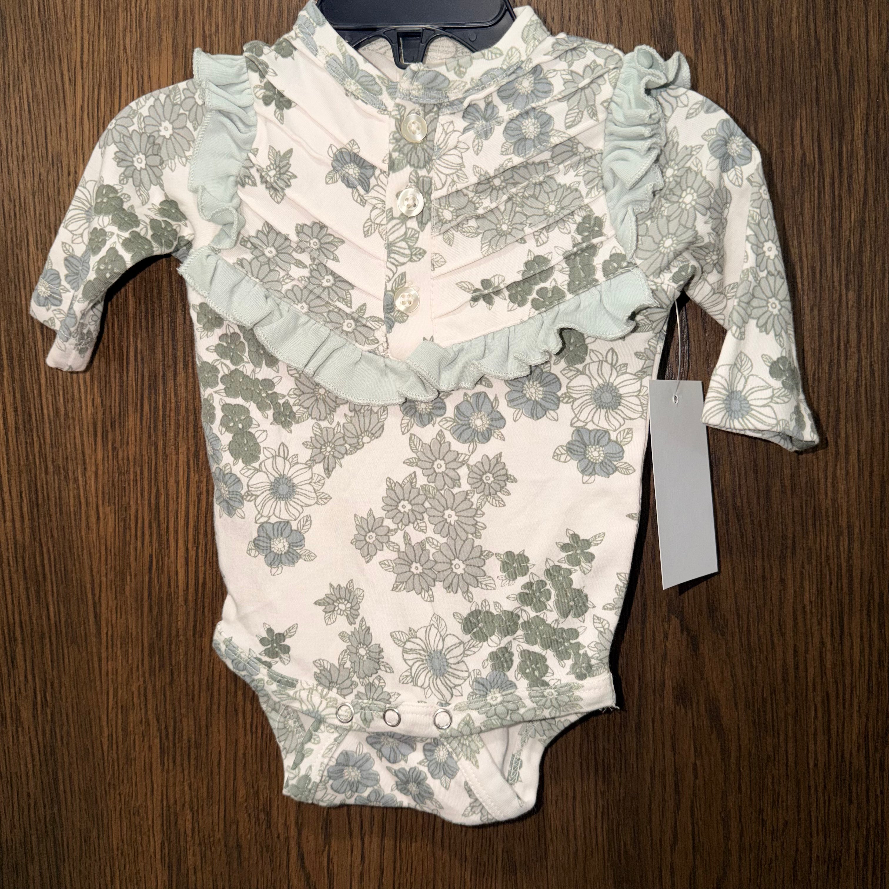 Kate Quinn Organic Girls Romper 3-6 mos