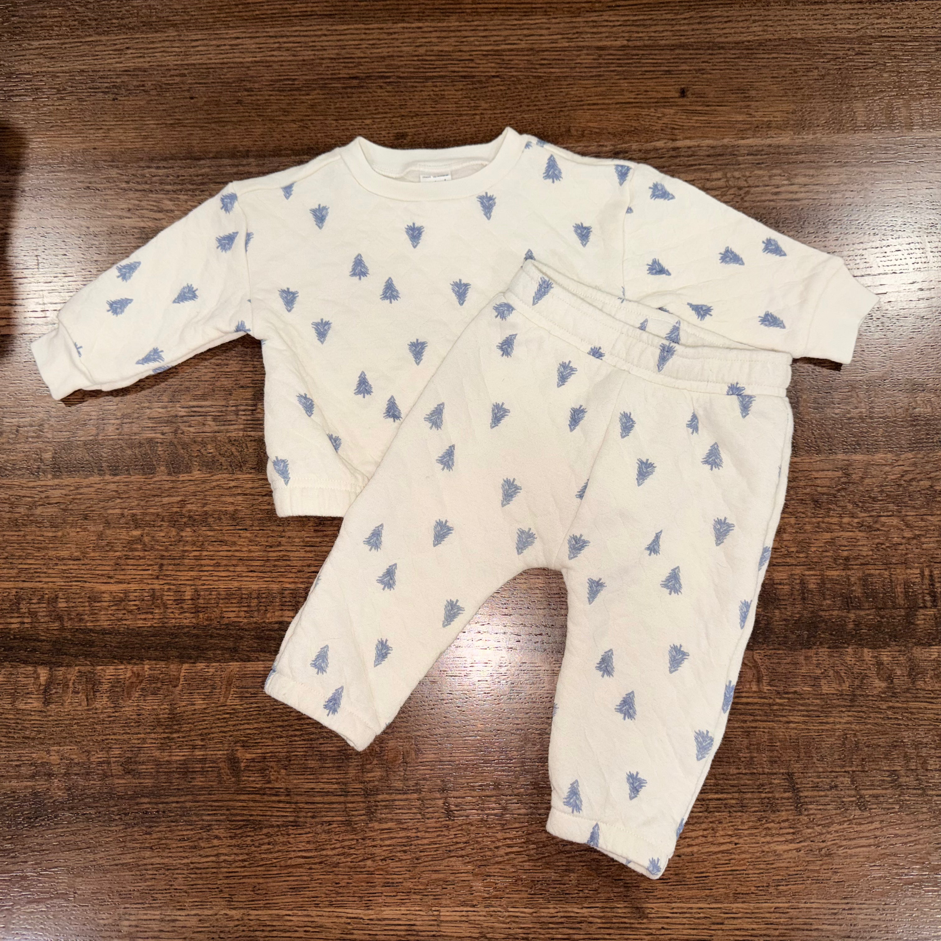 Carter's Baby Quilted Oversized Crew & Jogger Set 6-9 mos