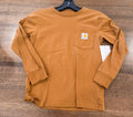 Carhartt Boys Brown Long Sleeve Size YSM 8/10 New Condition