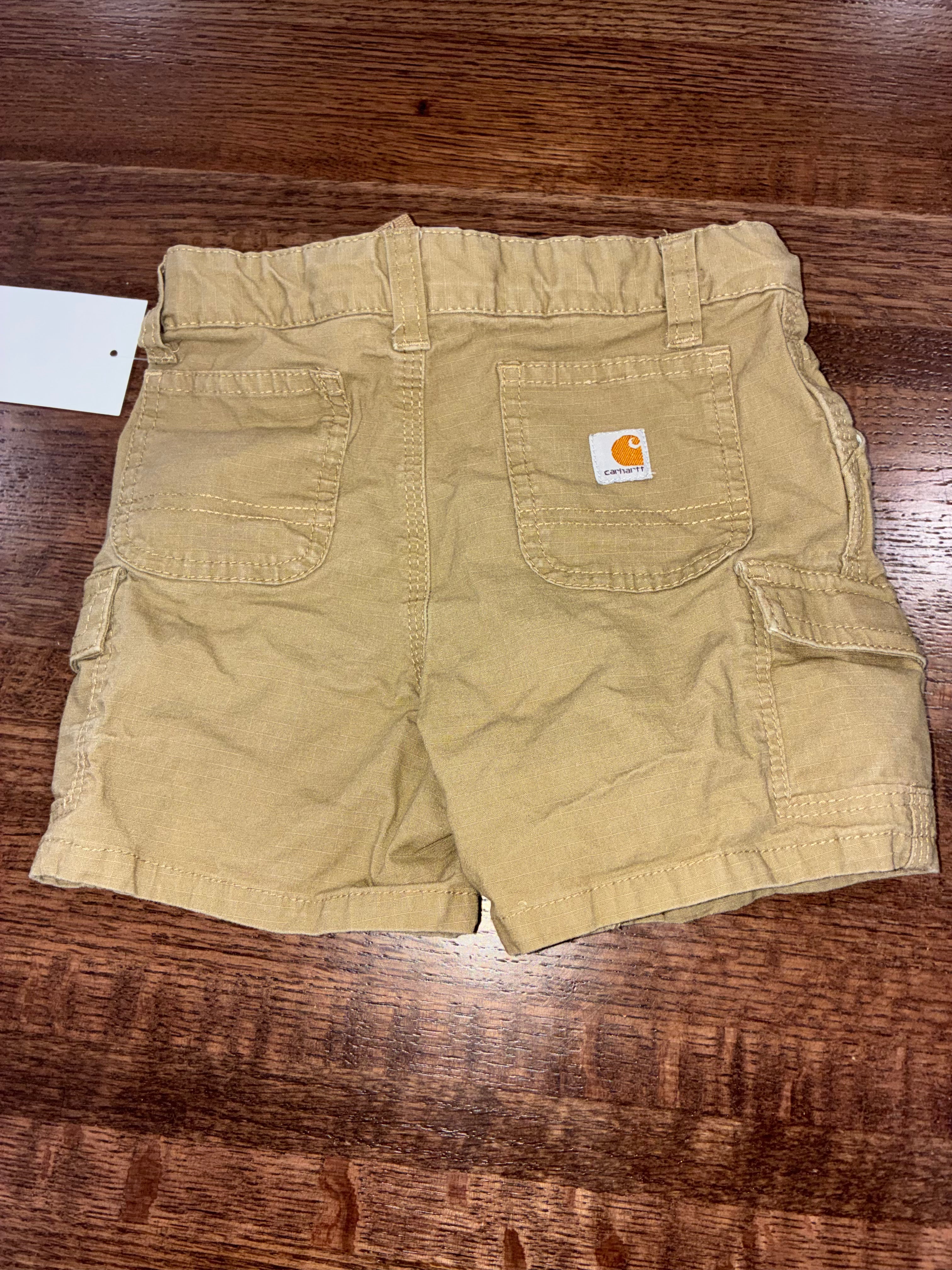 Carhartt Boys Cargo Shorts Adj Waist 2T 3T