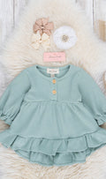 Marie Nicole NWT Waffle Knit Ruffle Blouse Size 3