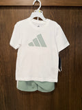 NWT Boys Adidas Tee & Shorts Set 4T