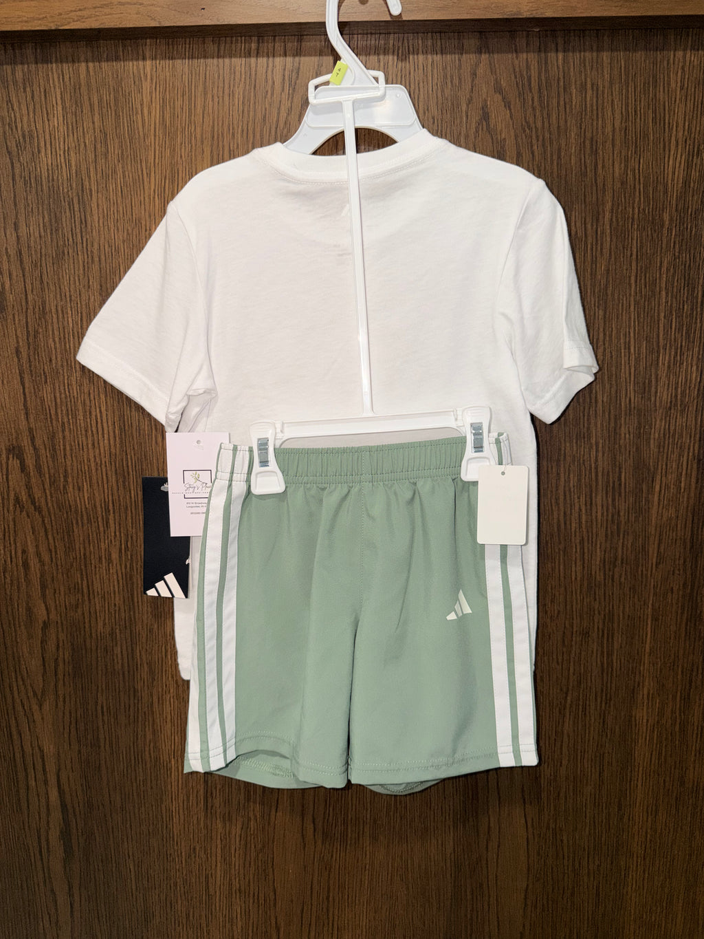 NWT Boys Adidas Tee & Shorts Set 4T