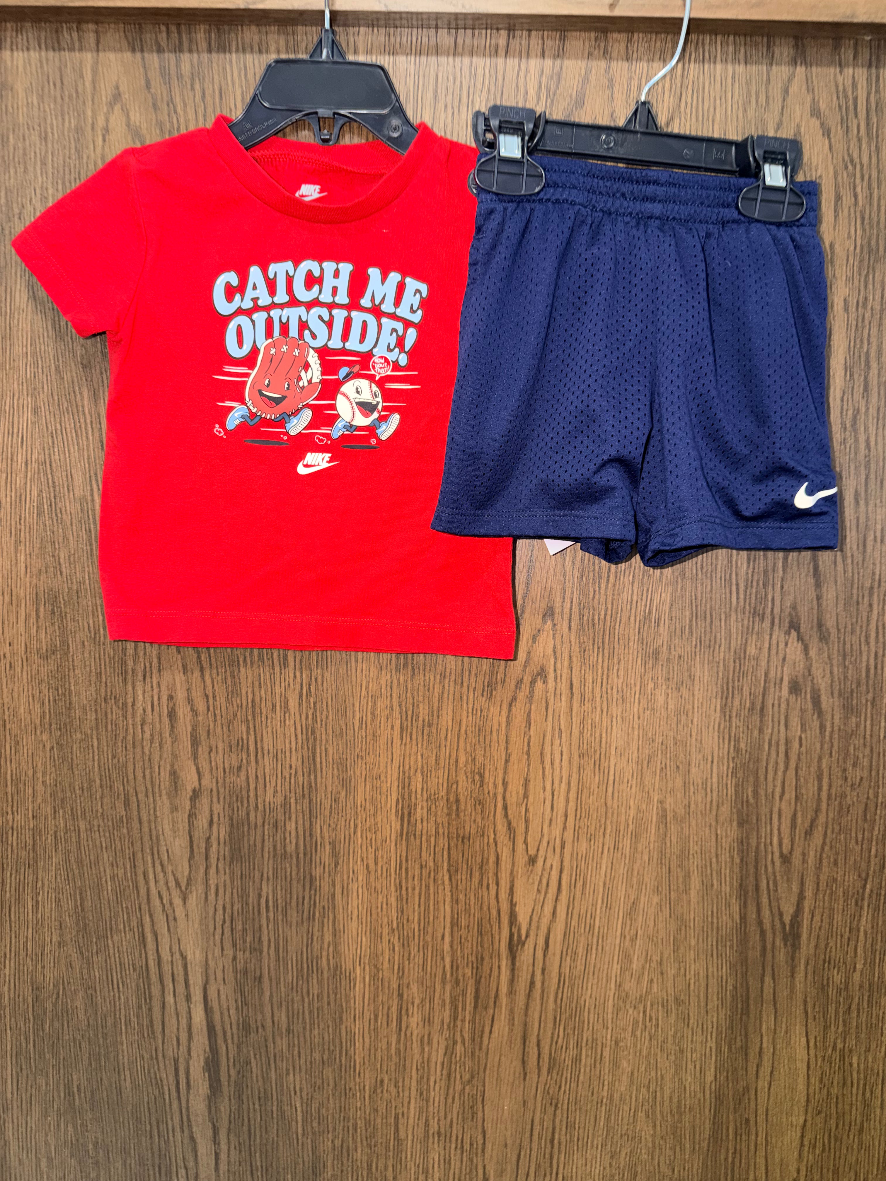 Boys Nike Tee & Shorts Set Size 18 months