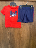 Boys Under Armour Tee & Shorts Set Size 18 months