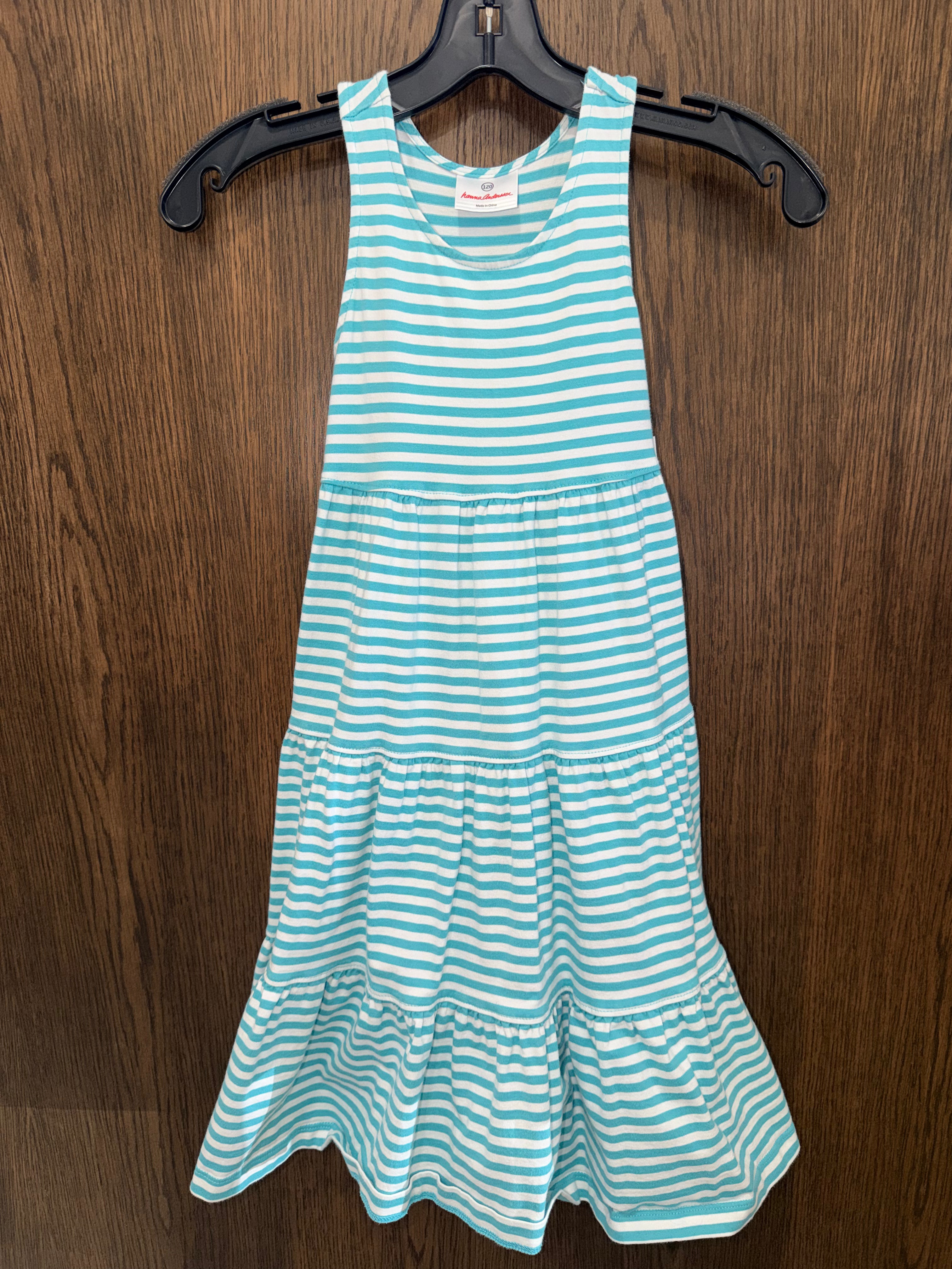 Girls Hanna Andersson Twirl Power Tank Dress Size 120 or Size 7