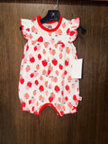 Millie & Myles Girls Strawberry Romper 18mos