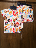 Ellie Sue Princesses Bamboo Lounge Set 2T NWT