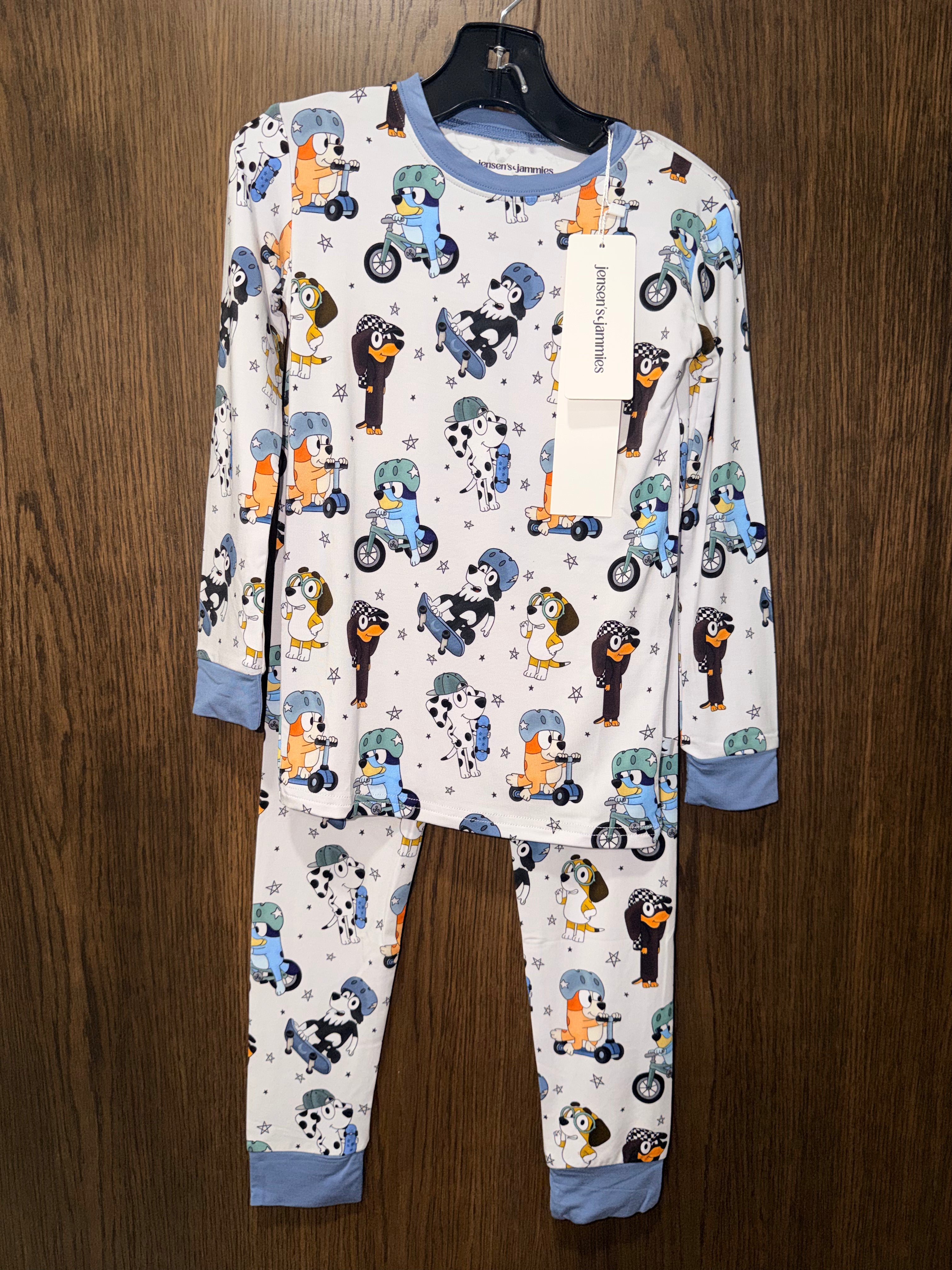 Jensen’s Jammie’s Bluey Bamboo Set 4T NWT