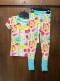Butter Baby Bamboo 2pc Pajamas 3T Play for stain & tiny hole