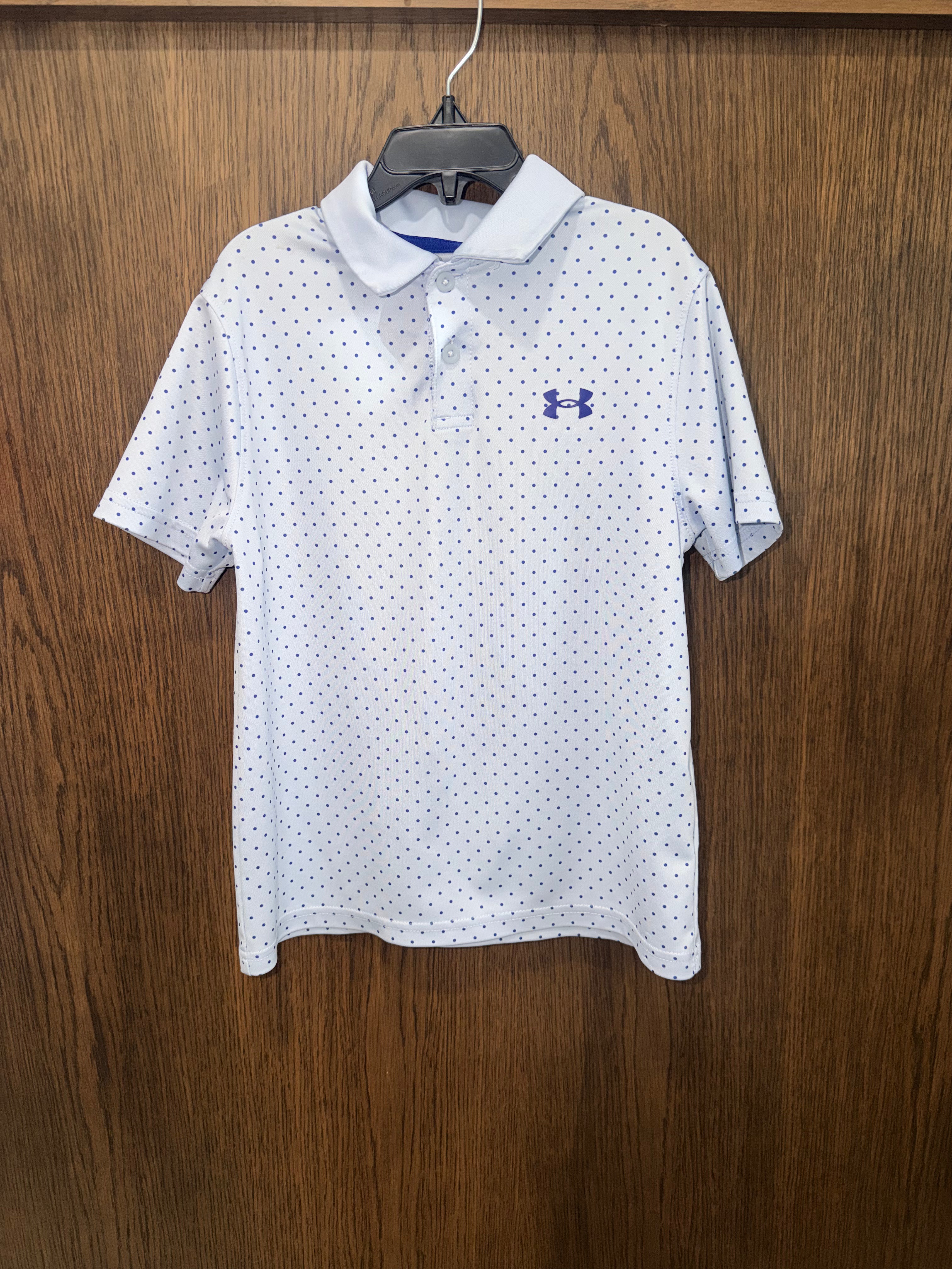 Under Armour Boys Match Play Golf Polo Youth Small 7/8 Like New