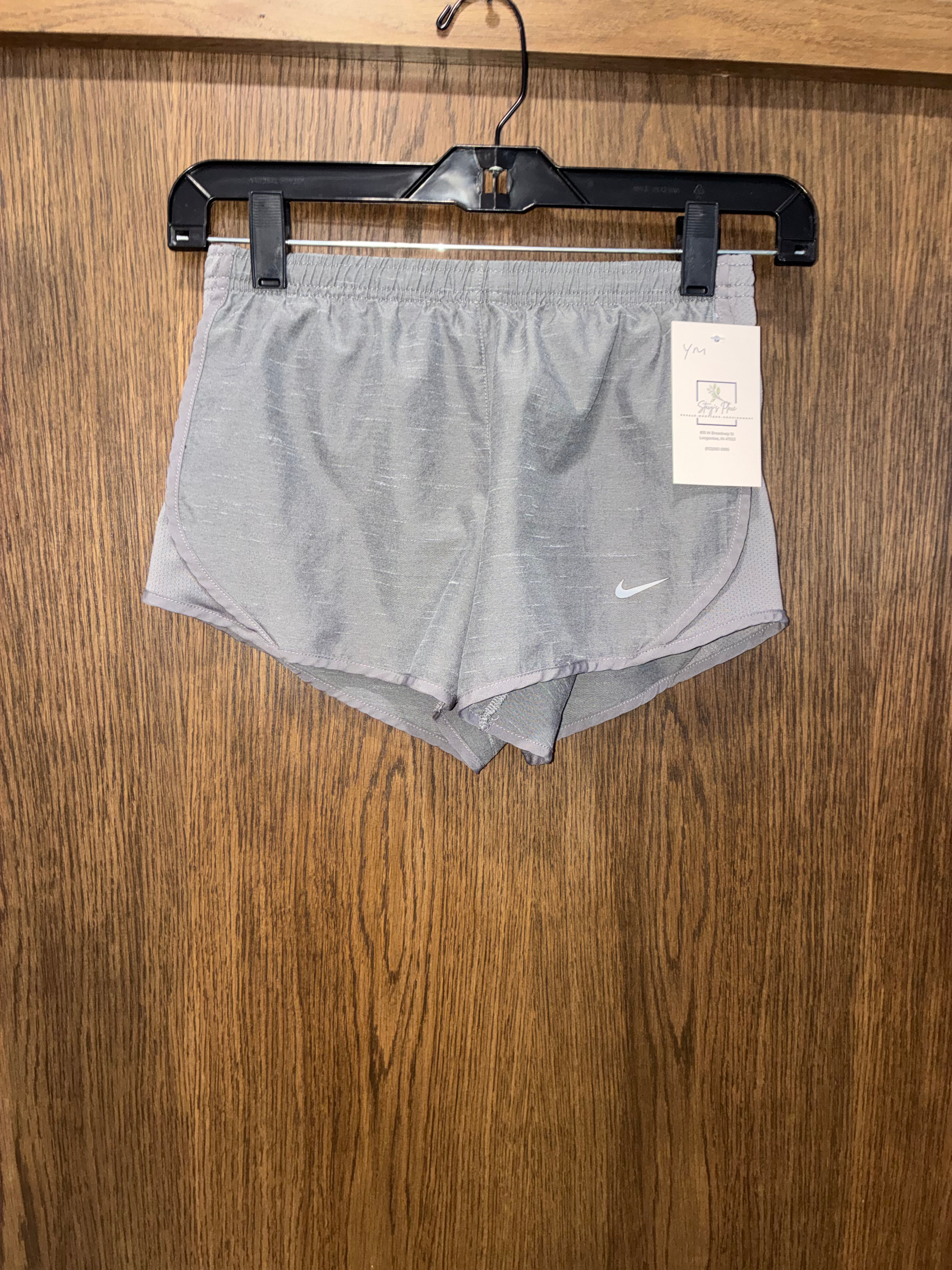 Nike Girls Athletic Shorts Lined YM Youth Medium 10/12
