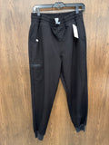Figs Women’s Zamora Scrub Pants Joggers Size M/P Medium Petite Vibrant Black