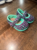 TOMS Infant Baby Polka Dot  Mary Janes Shoes Size 2
