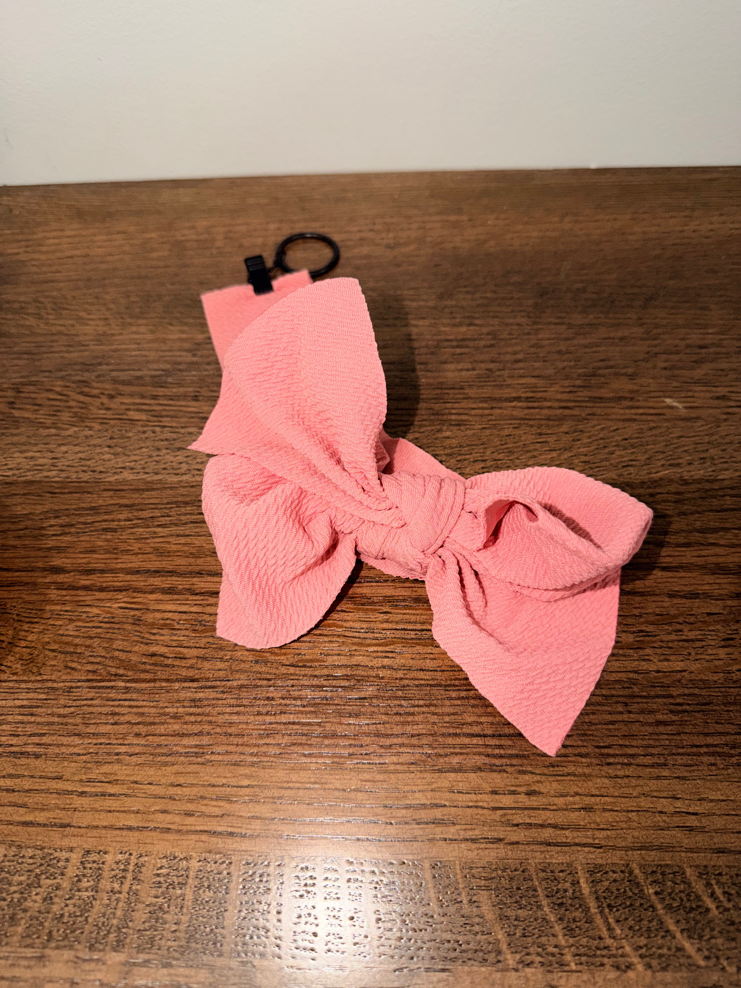 Spearmint Love Organic Waffle Knot Bow 0-12, Mauve