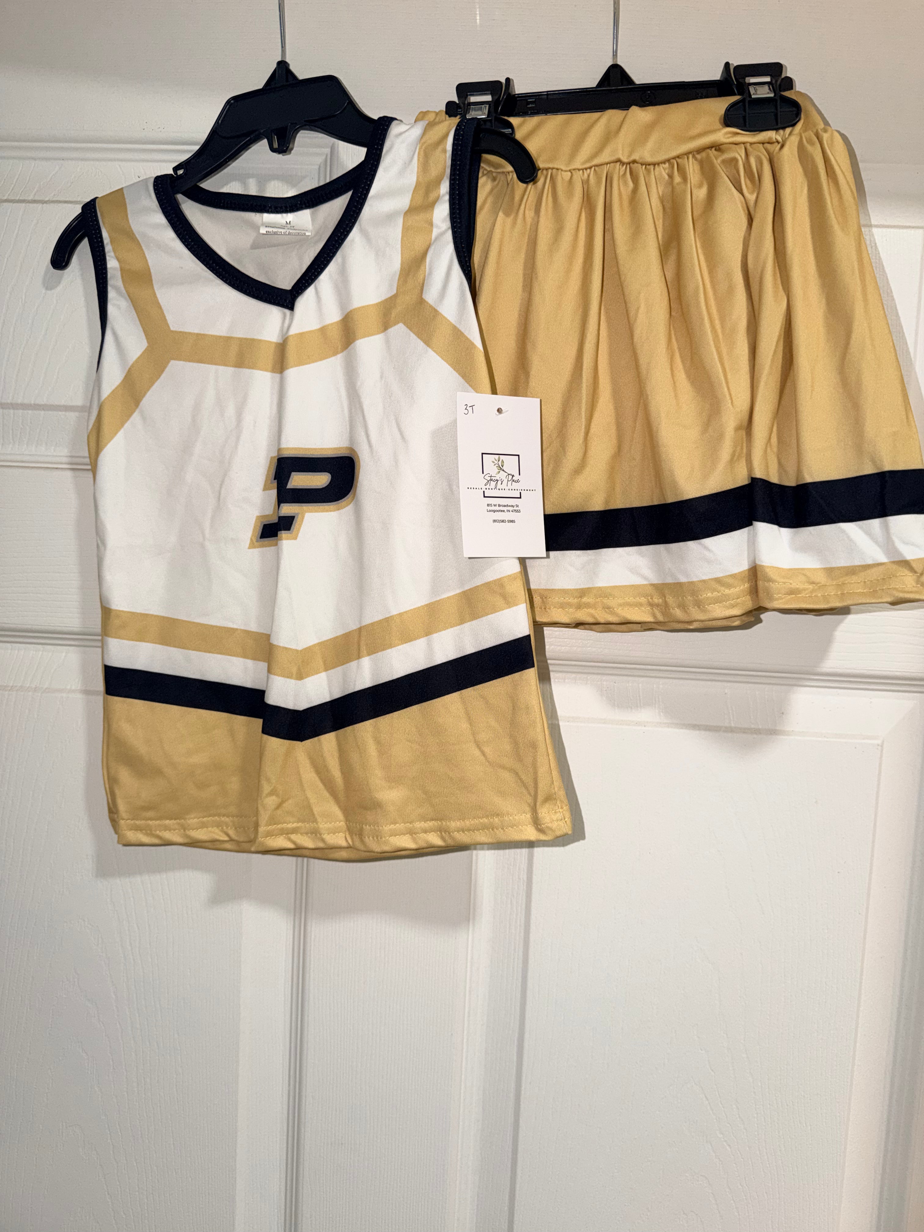 New Purdue Boilmakers Cheer Set 2T