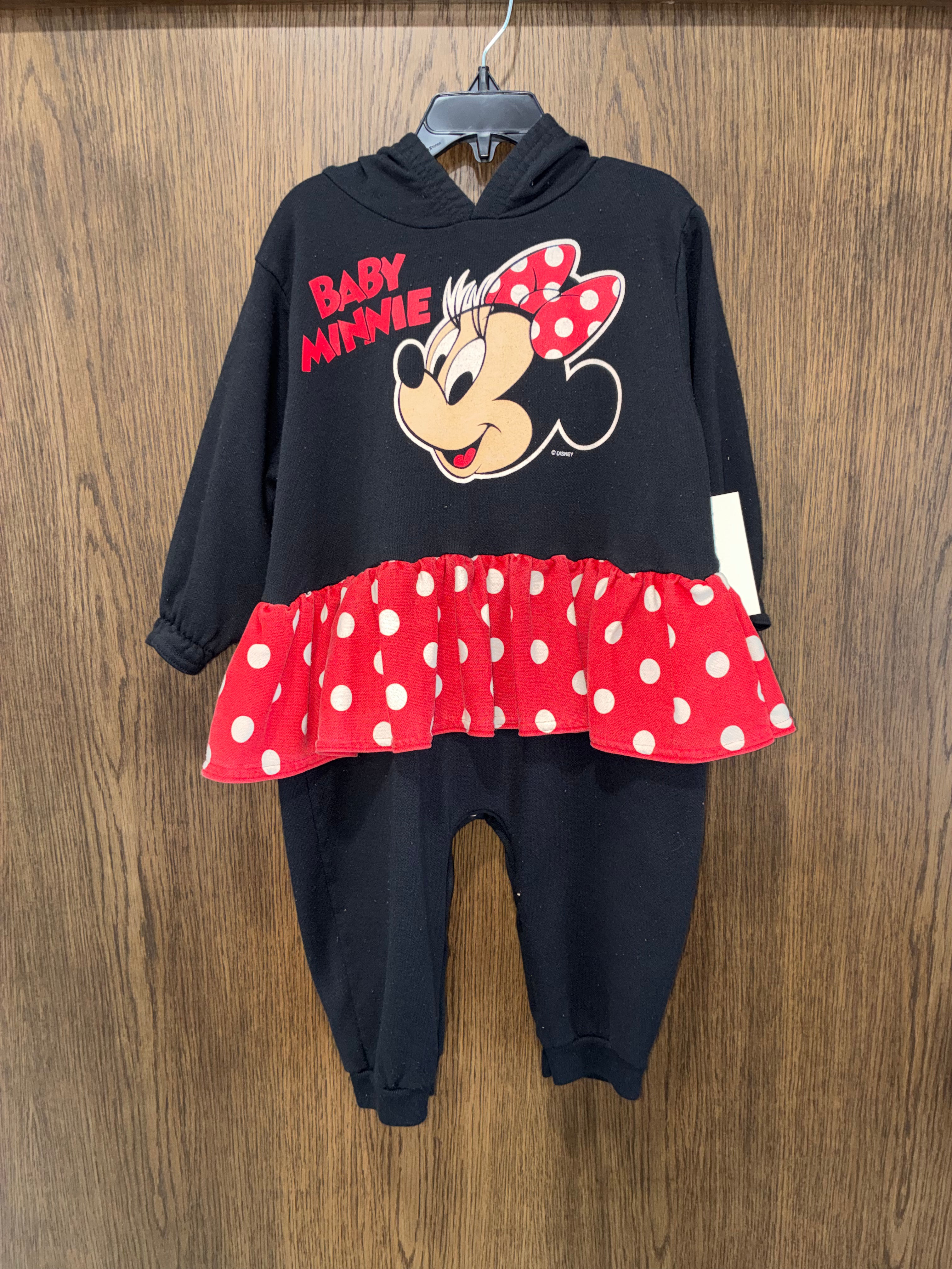 Vintage Disney Girls Minnie Mouse Romper Size 24 mos