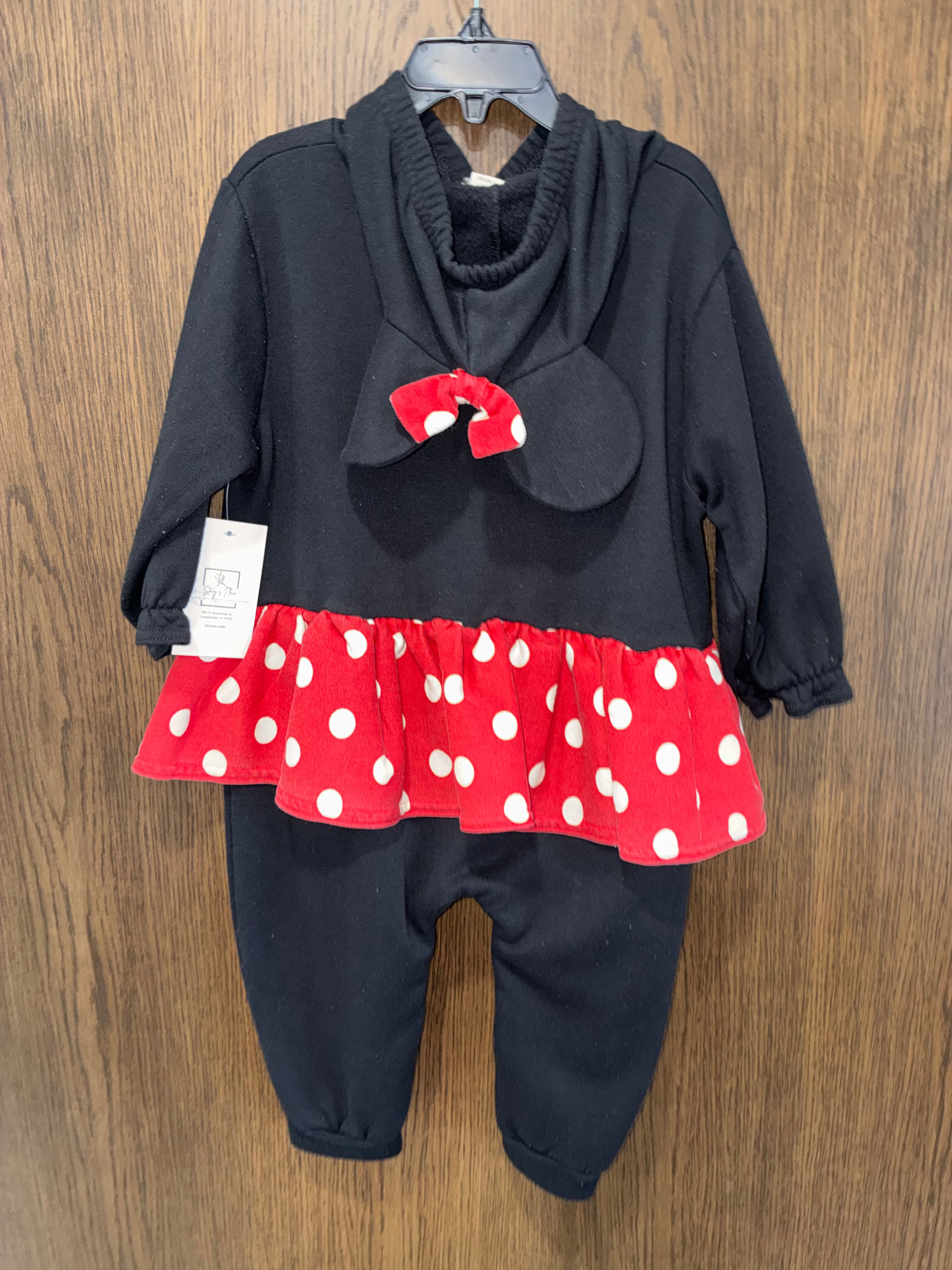 Vintage Disney Girls Minnie Mouse Romper Size 24 mos