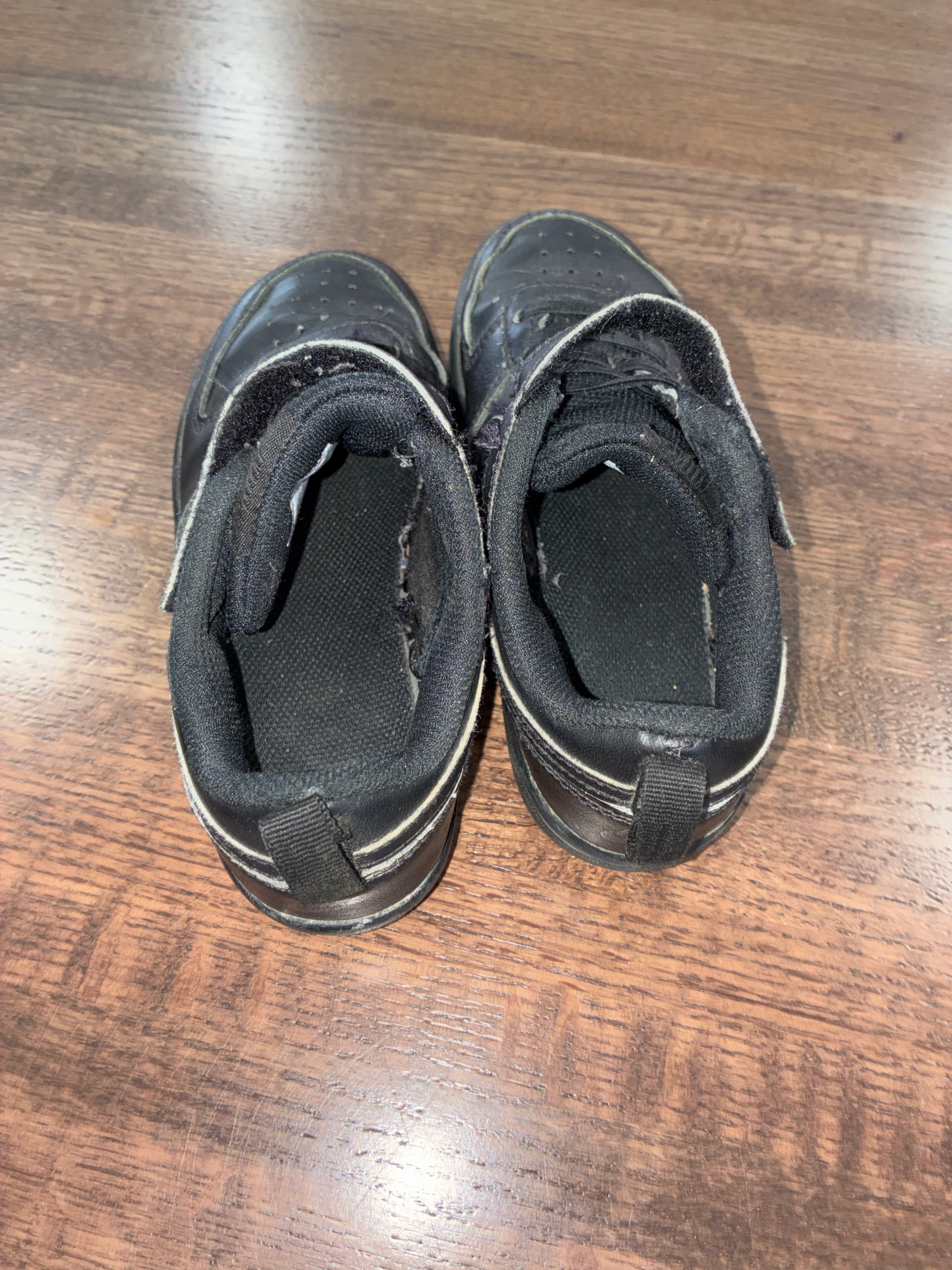 Nike Toddler Kids Court Borough Low Black Size 13C