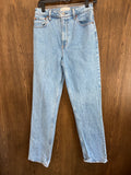 Abercrombie & Fitch Women’s The 90's Straight Jeans Size 27 4 Long Ultra High Rise