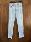 Abercrombie & Fitch Women’s The 90's Straight Jeans Size 27 4 Long Ultra High Rise New Condition