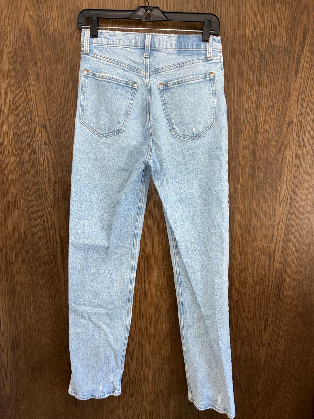 Abercrombie & Fitch Women’s The 90's Straight Jeans Size 27 4 Long Ultra High Rise New Condition