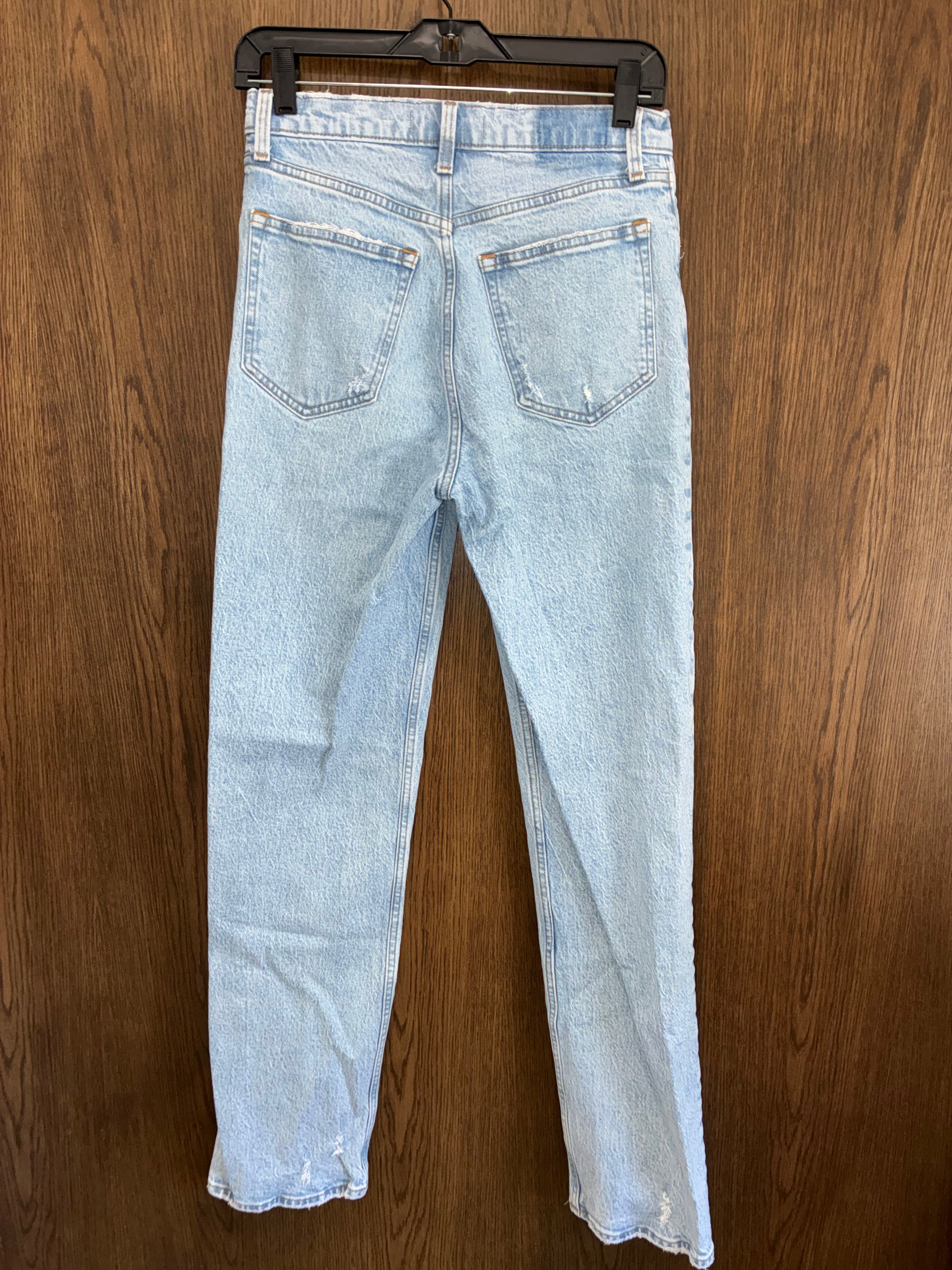 Abercrombie & Fitch Women’s The 90's Straight Jeans Size 27 4 Long Ultra High Rise New Condition