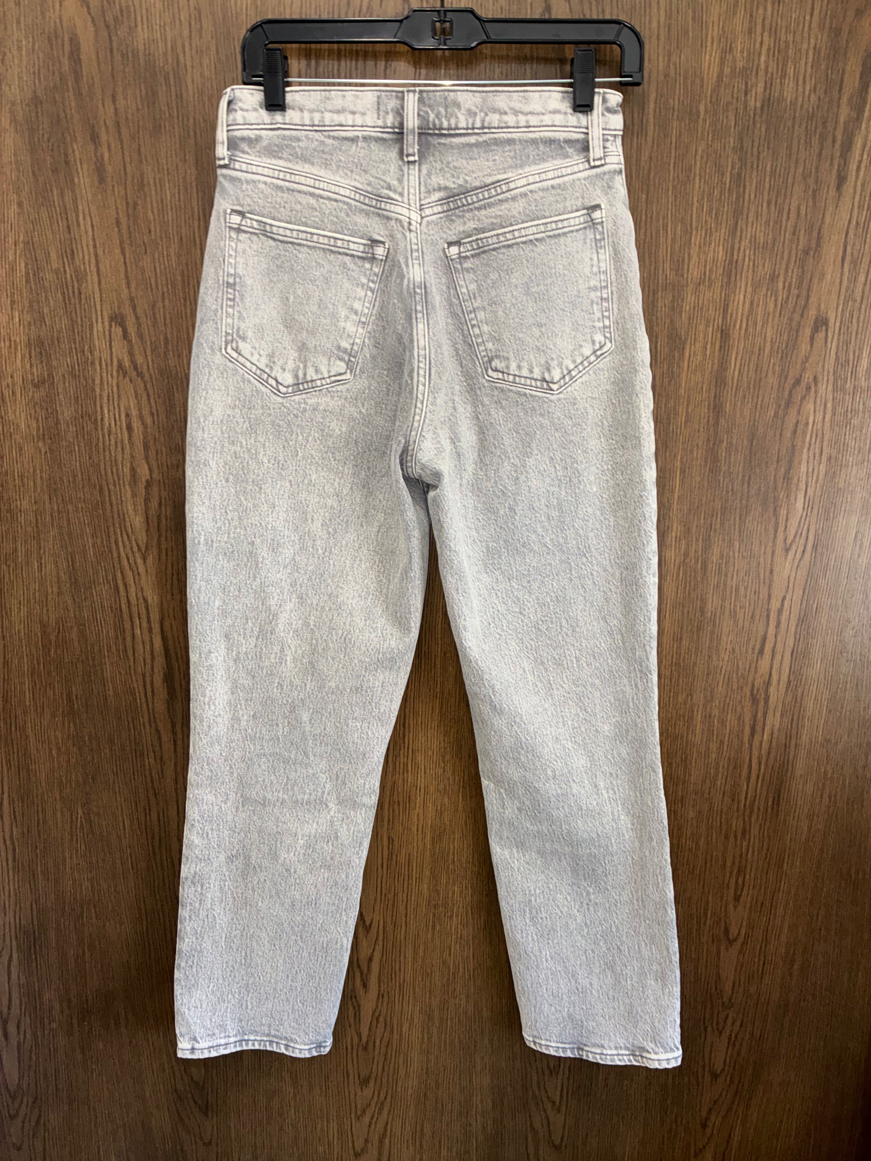 Abercrombie & Fitch Women’s The 90's Straight Jeans Size 27 4 Short Ultra High Rise Curve Love