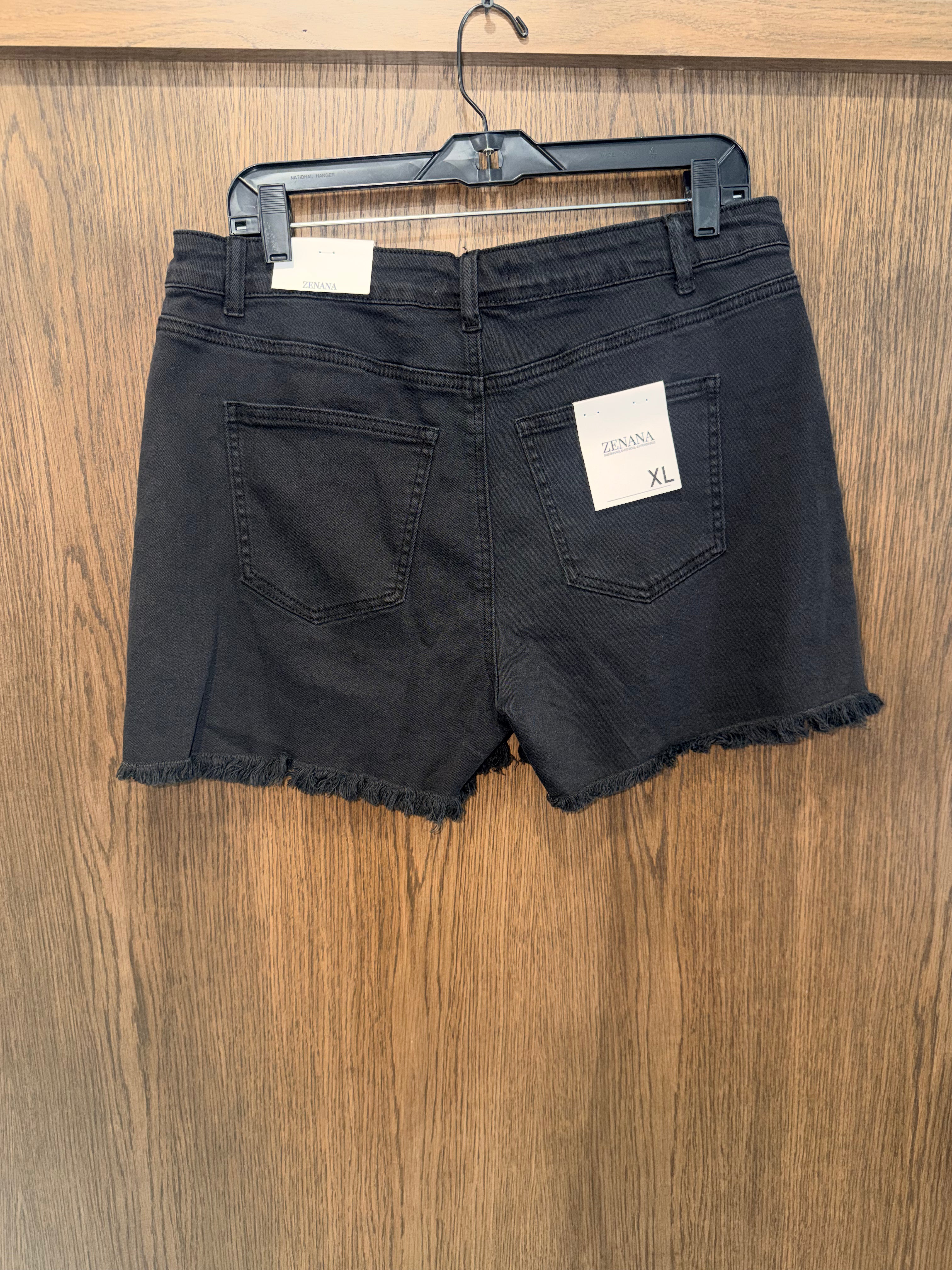 Zenana Women's Jean Shorts NWT size XL Extra Large