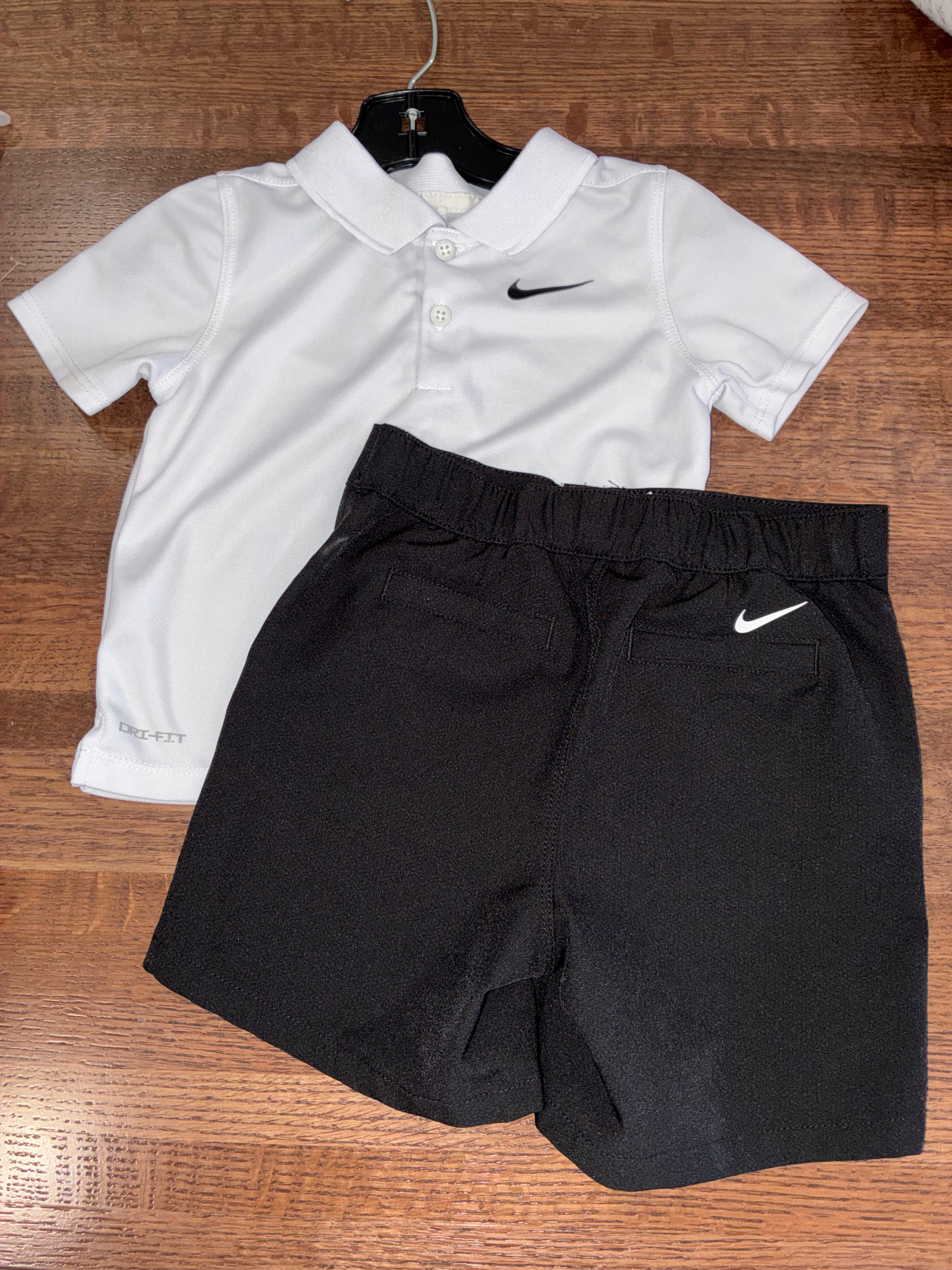 Nike Boys Golf Polo & Golf Shorts Set Size 24mos