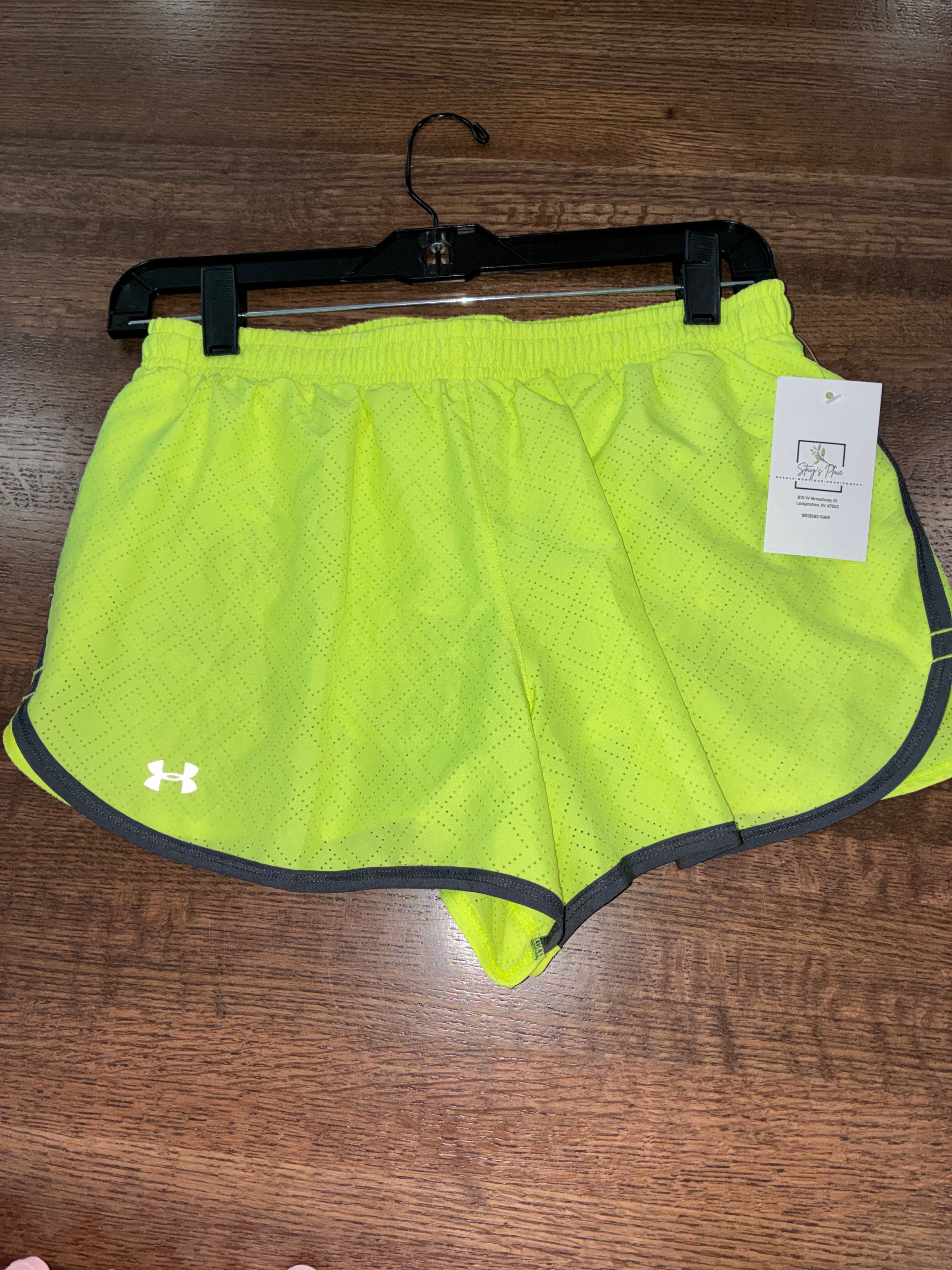 Under Armour Girls Lined Shorts Youth X-Large 14/16 YXL