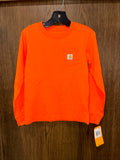 Carhartt Boys Pocket Long Sleeve T-Shirt Size 2T NWT