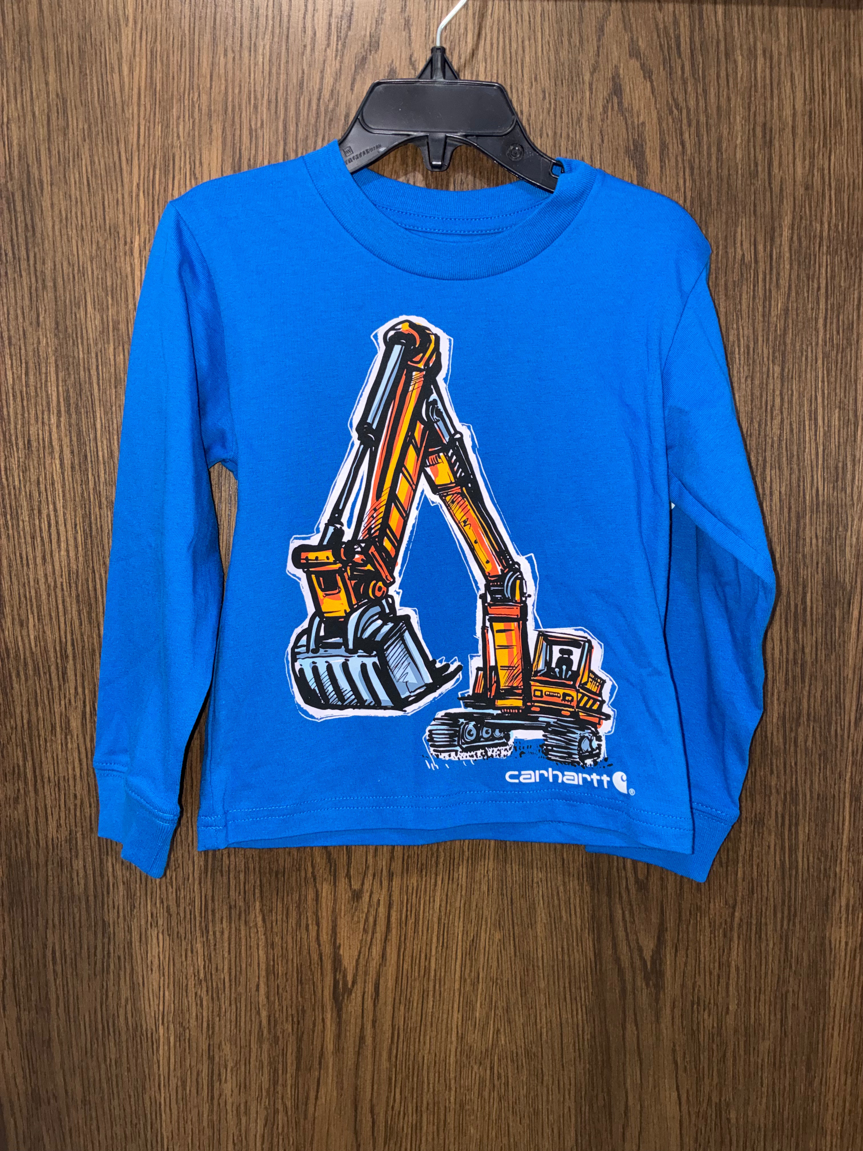 Carhartt Boys Pocket Long Sleeve T-Shirt Size 2T NWT