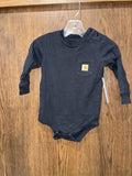 Carhartt Baby Long-Sleeve T-Shirt Pocket Onesie 12mos 12 Months EUC