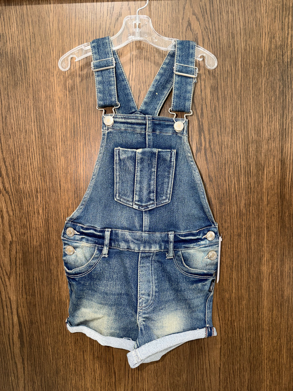 Silver Jeans NWT Girls Nisha Shorts Overalls Size 7