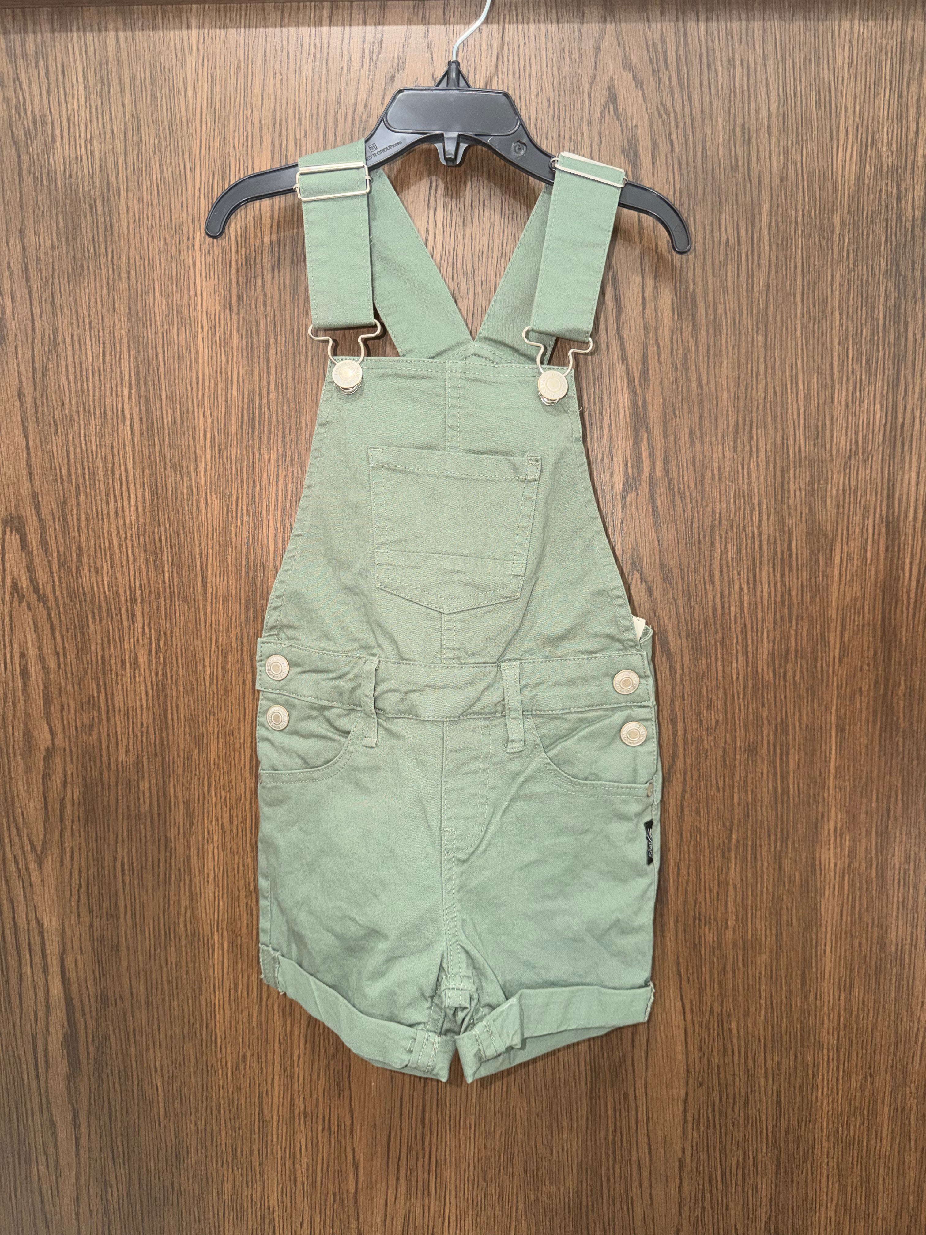 Silver Jeans NWT Girls Nisha Shorts Overalls Size 6