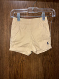 Polo Ralph Lauren Baby Boys Pull On Twill Khaki Shorts Size 3 Months