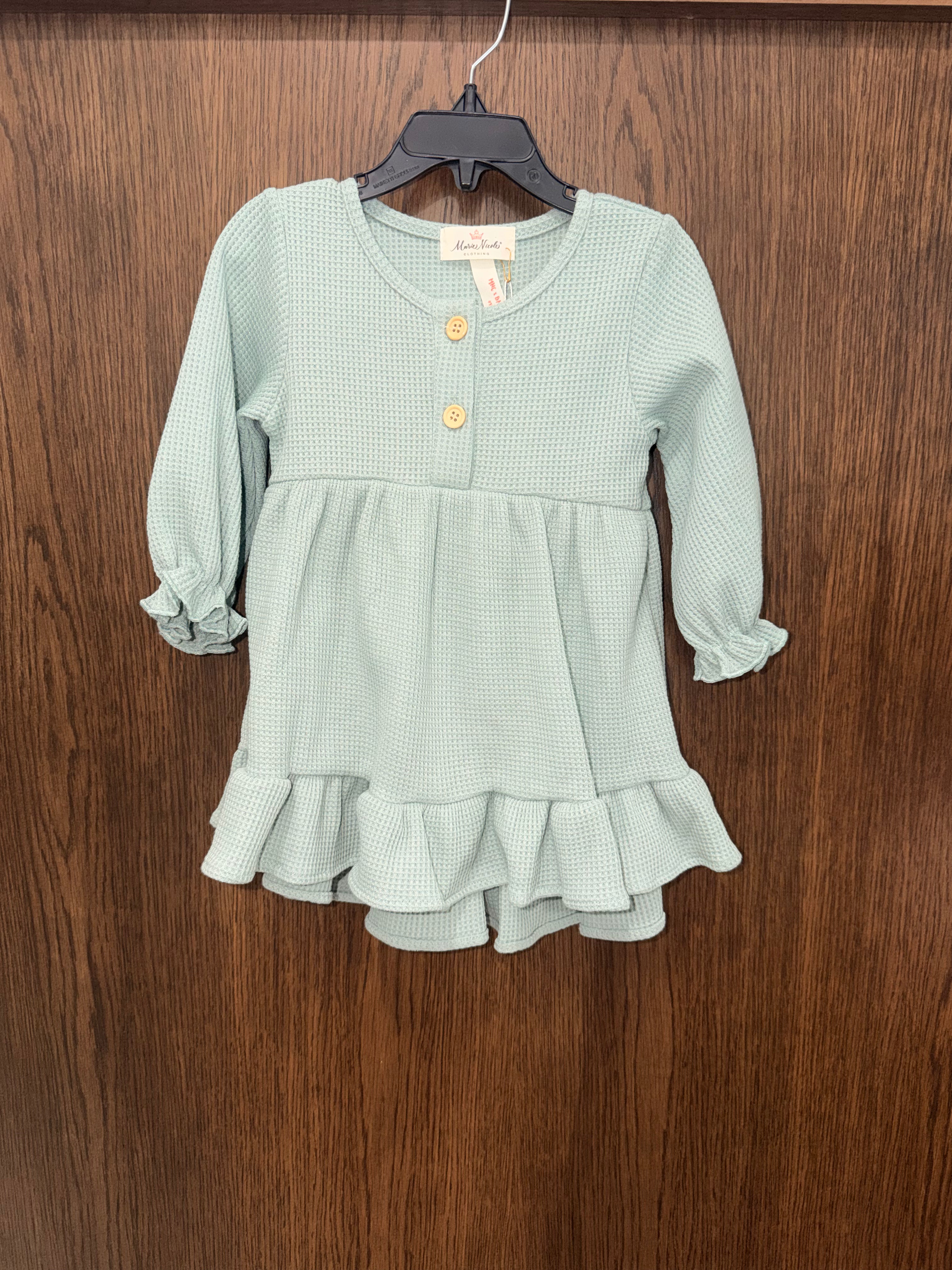 Marie Nicole NWT Waffle Knit Ruffle Blouse Size 3