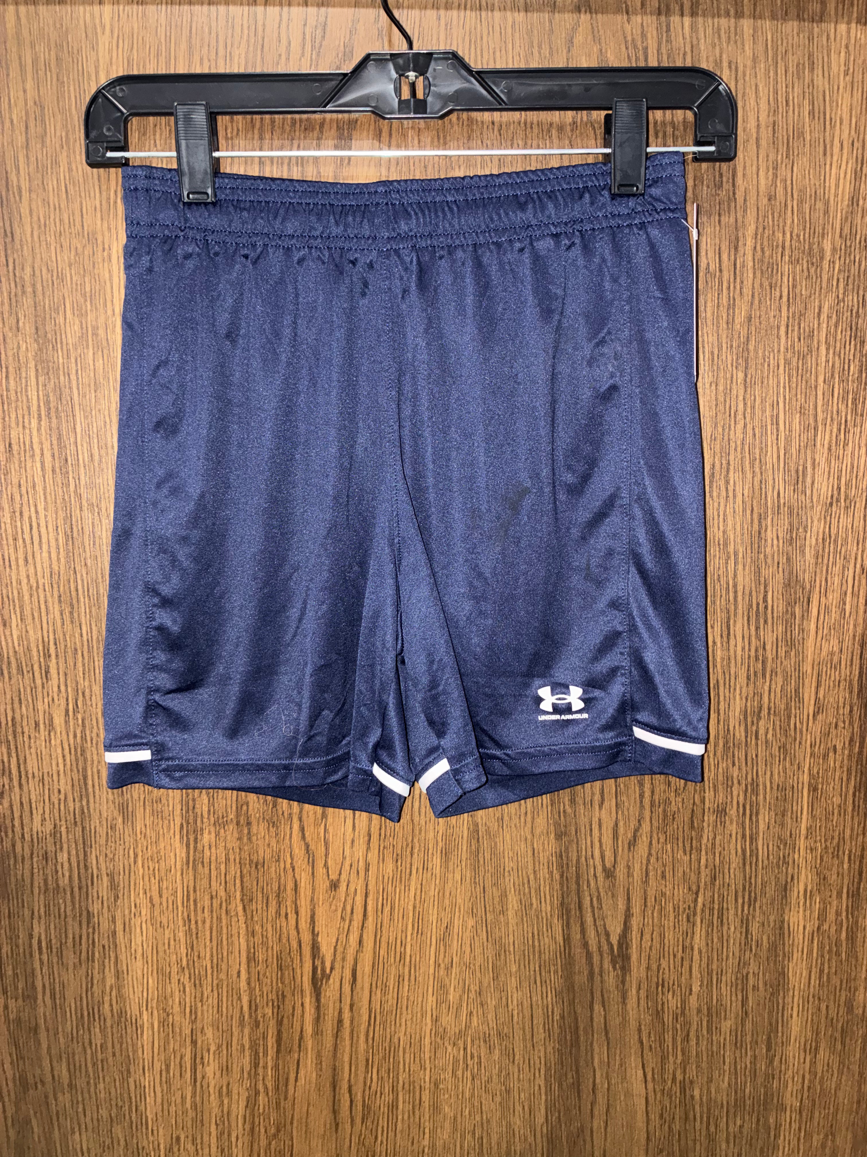 Under Armour Boys Challenger Shorts Youth Large 12/14 Navy