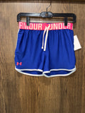 Under Armour Girls Play Up Shorts YL 12/14 Youth Large
