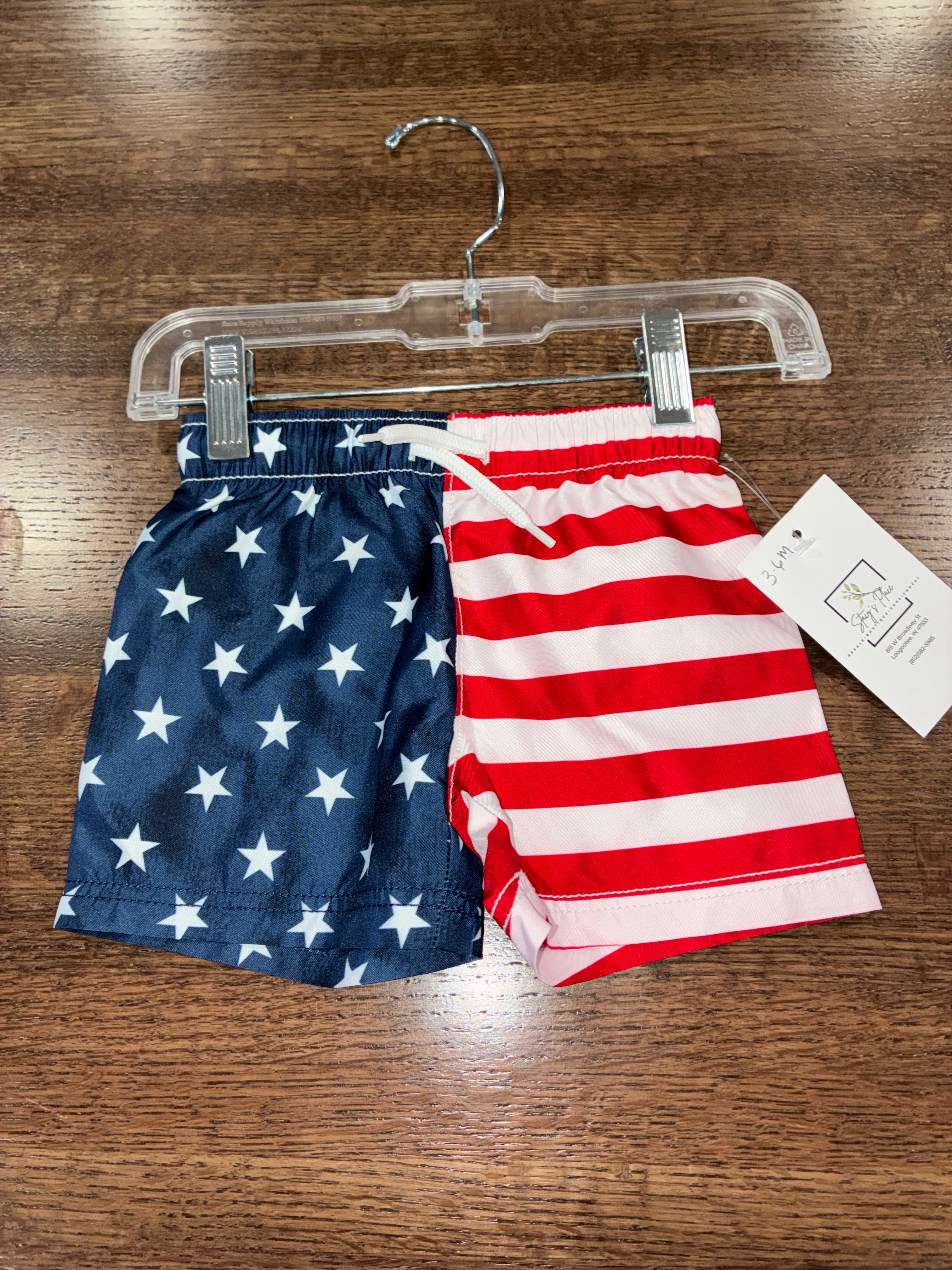 Old Navy Boys Swim Trunks Size 0-3 Months EUC