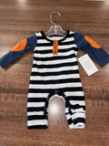 Boutique Baby Boys Romper 3-6 Months Patch Sleeve