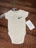 Nike Baby Boys Oatmeal Onesie 3 Months