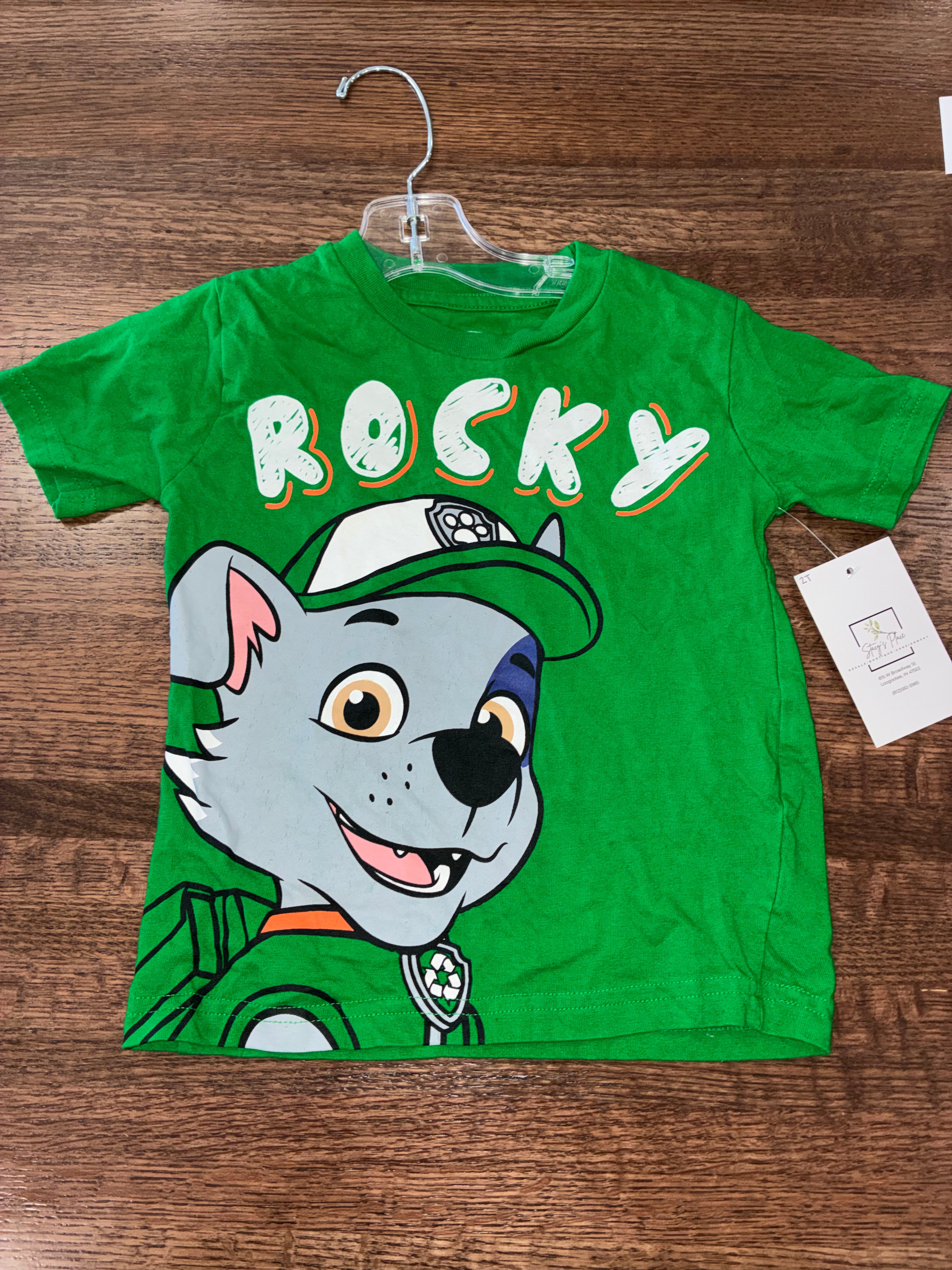 Paw Patrol Rocky T-Shirt 2T EUC