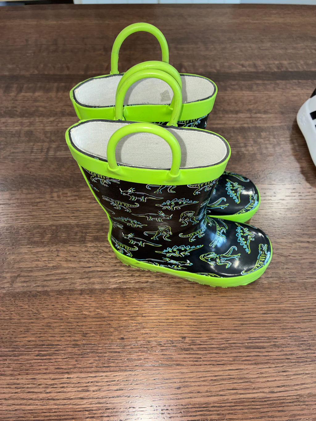 Chatties Toddler Dino Rain Boots Size 7/8