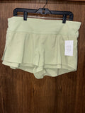Calia Carrie Underwood Calia Kick It Up Performance Shorts 3" Inseam Moss Green Size Large