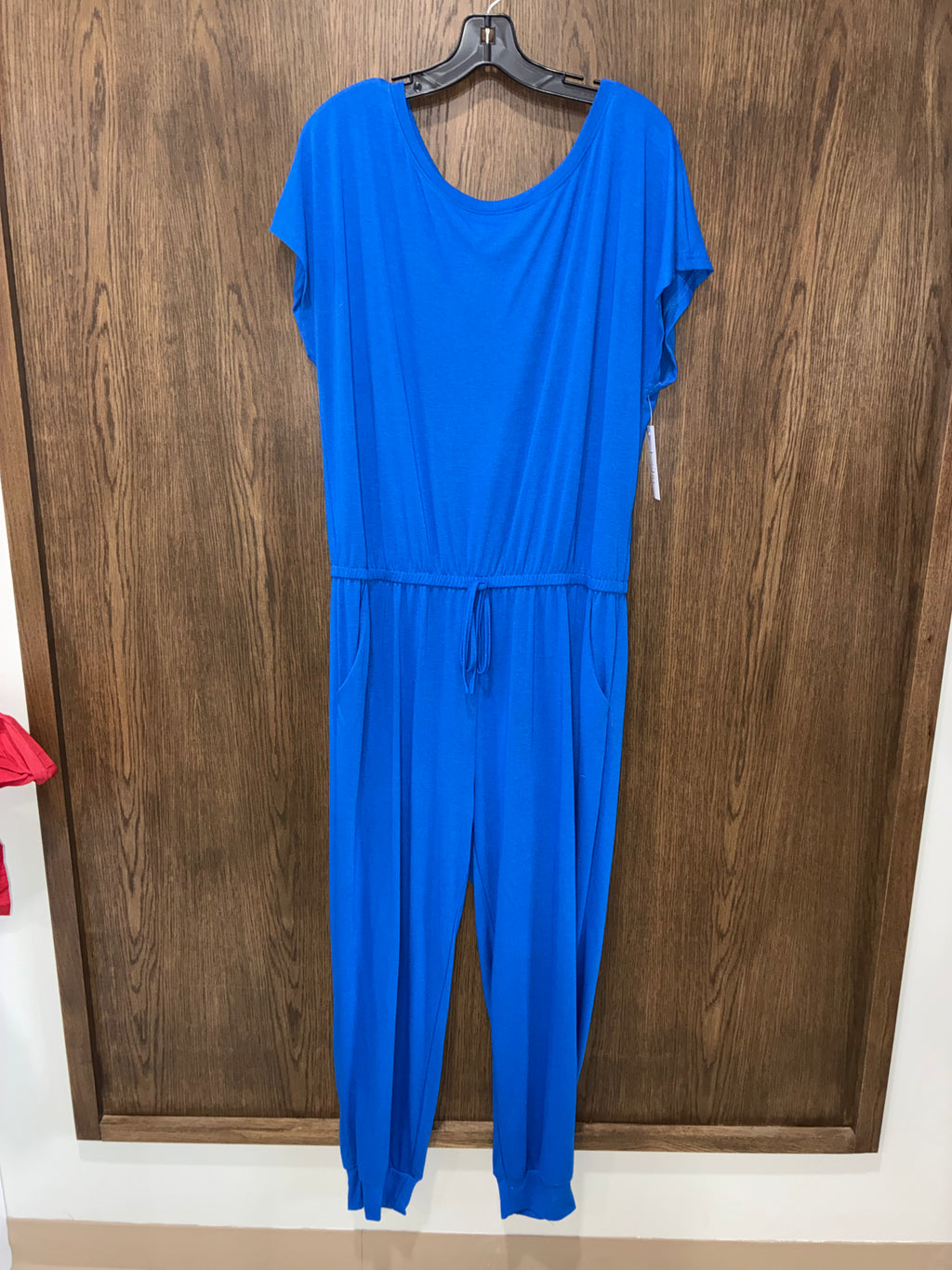 NWT Pretty Garden Women's Pretty Garden Blue Jumpsuit Size Large