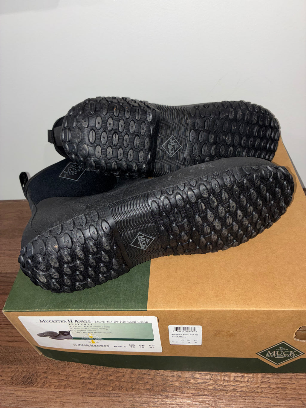 Muck Muckster II Ankle Boots "Leave 'EM By The Back Door Size 13 NIB