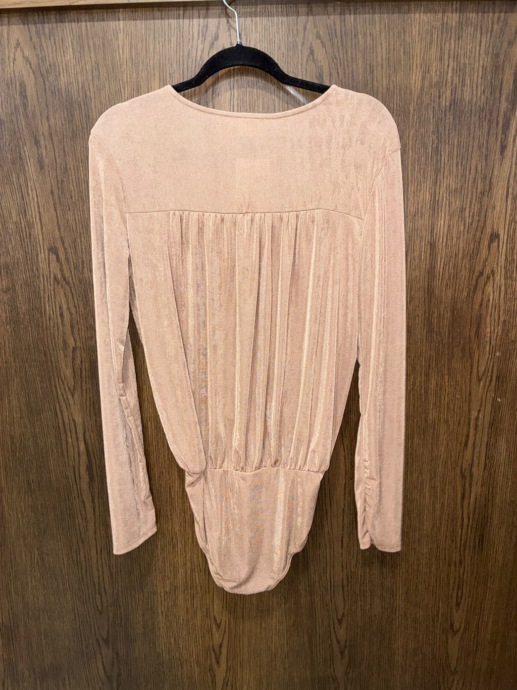Blue Buttercup Shelby Bodysuit in Taupe Medium NWT