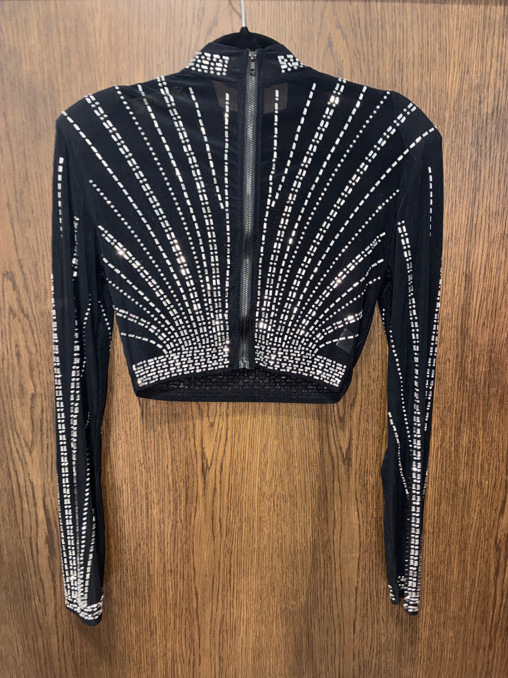Windsor Wrapped In Rhinestone Crop Top Size 
Large
